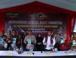 Polres Jakbar Musnahkan 88 kg Sabu, Barbuk Narkoba Hasil Tangkapan Akhir Tahun 2024
