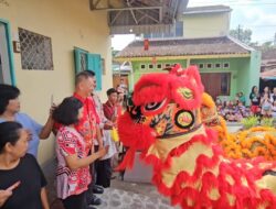 Meriah! Barongsai Keliling Kampung di Bibis Luhur Sambut Tahun Baru Imlek
