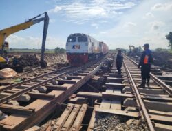 Perjalanan KA Kembali Normal di Grobogan, Jalur Sudah Bisa Dilalui
