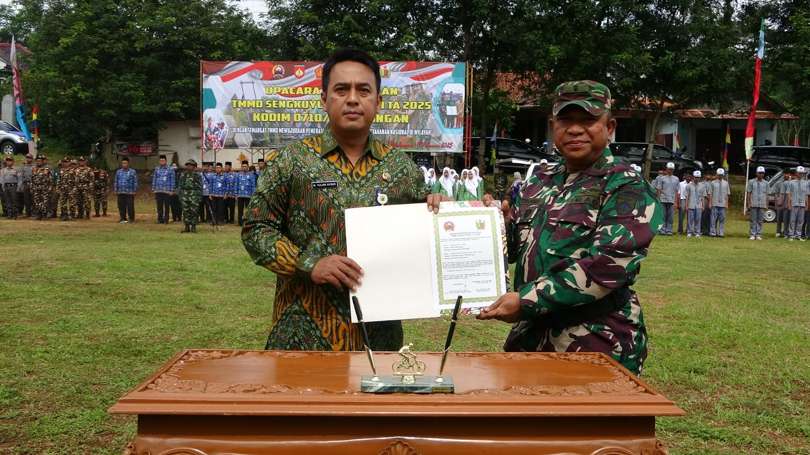 Dengan pelaksaan TNI Manunggal Masuk Desa (TMMD) yang dilaksanakan di Desa Kalirejo, Kecamatan Talun, Kabupaten Pekalongan, Jawa Tengah