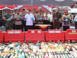 Polres Magelang Kota Musnahkan Barang Bukti Minuman Keras