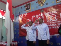 Dua Napiter di Lapas Klaten Ikrar Setia kepada NKRI