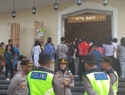 Kapolres Magelang Kota Pantau Langsung Pengamanan Perayaan Kenaikan Yesus Kristus di Gereja