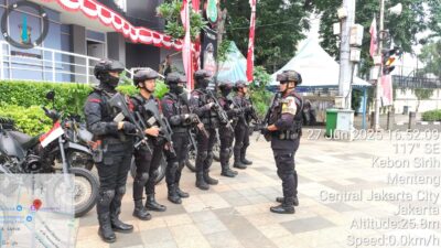 Brimob Polda Metro Jaya Siaga Penuh, Amankan Kunjungan Delegasi Turkish Gendarmerie
