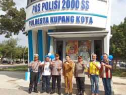 Wali Kota Kupang Resmikan Pospol 2000 SS Tirosa, Berharap Respon Cepat Polisi Saat Ada Aduan Masyarakat