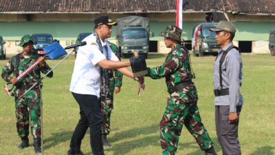 Pembukaan KBMKB Ke-30 Tahun 2025 Di Desa Sudimoro Tulung ditandai dengan Upacara bendera