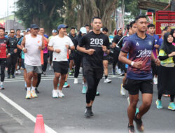 Meriahkan HUT Bhayangkara Ke-79, Polres Magelang Gelar Fun Run 2025