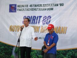 Joko Widodo Ikut Hadir di Reuni Angkatan‘80 Fakultas Kehutanan UGM